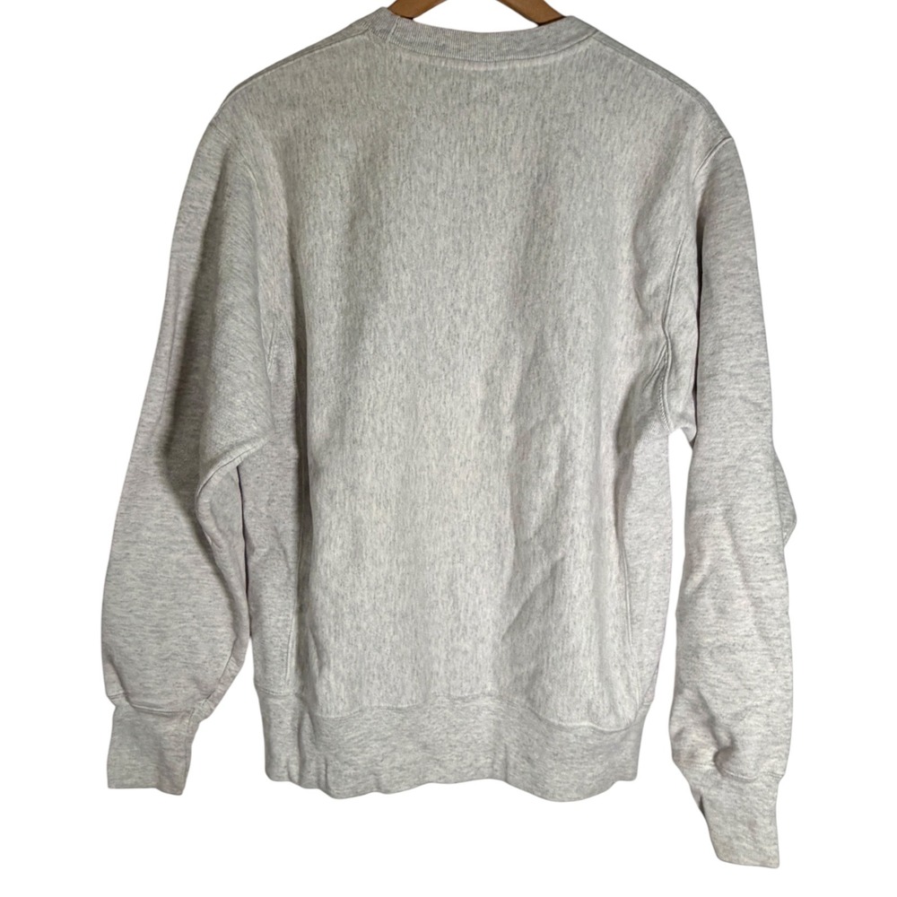 Champion Unisex Salem State Uni Reverse Weave Crewneck Sweatshirt Gray Medium - Picture 4 of 4